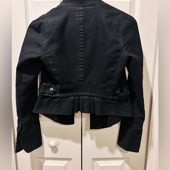 PRICED to GO- FREE PEOPLE Military-Style one button missing/ still stylish - Picture 7 of 13